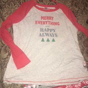 Christmas Pajamas-Merry everything & happy always